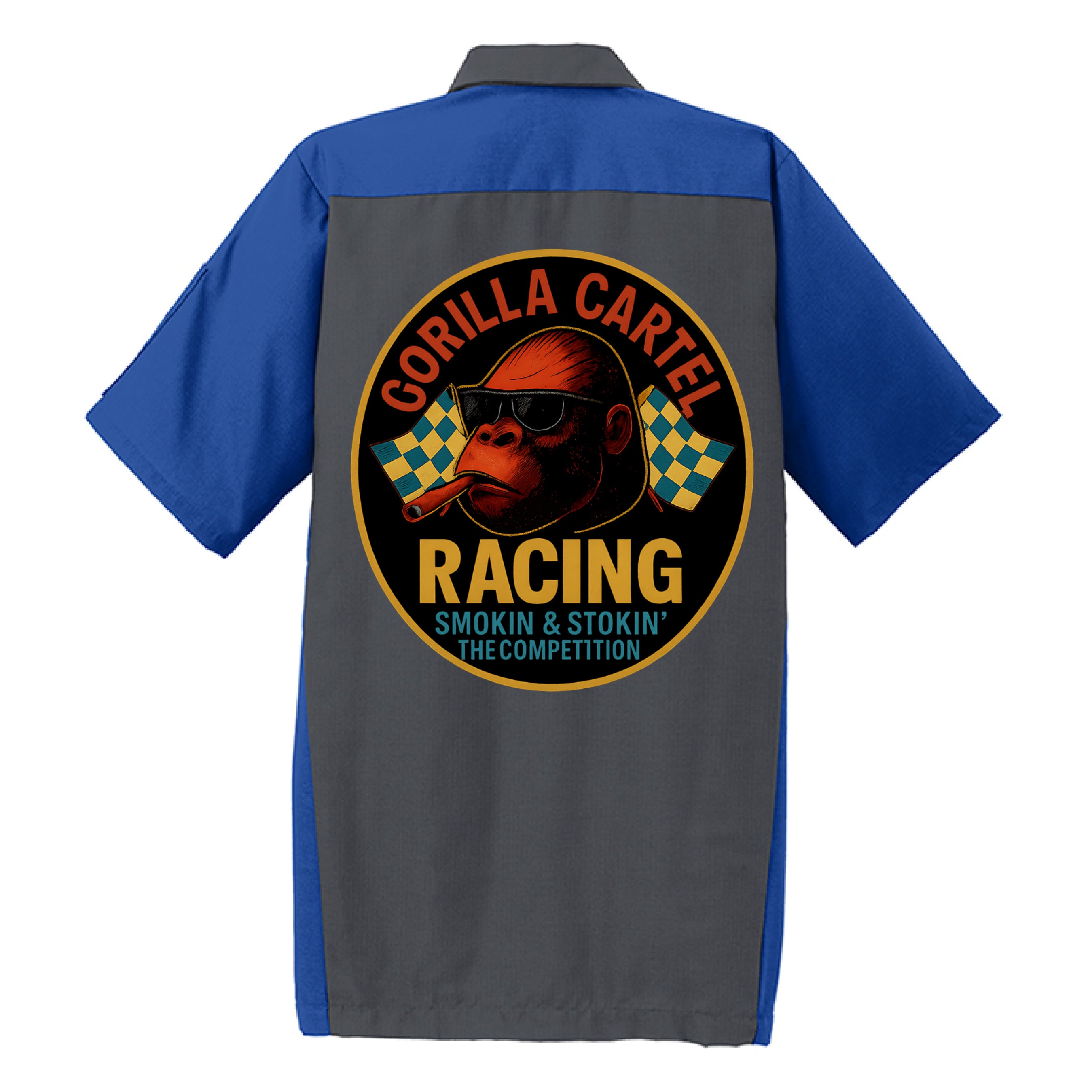 Charcoal/Royal - BACK