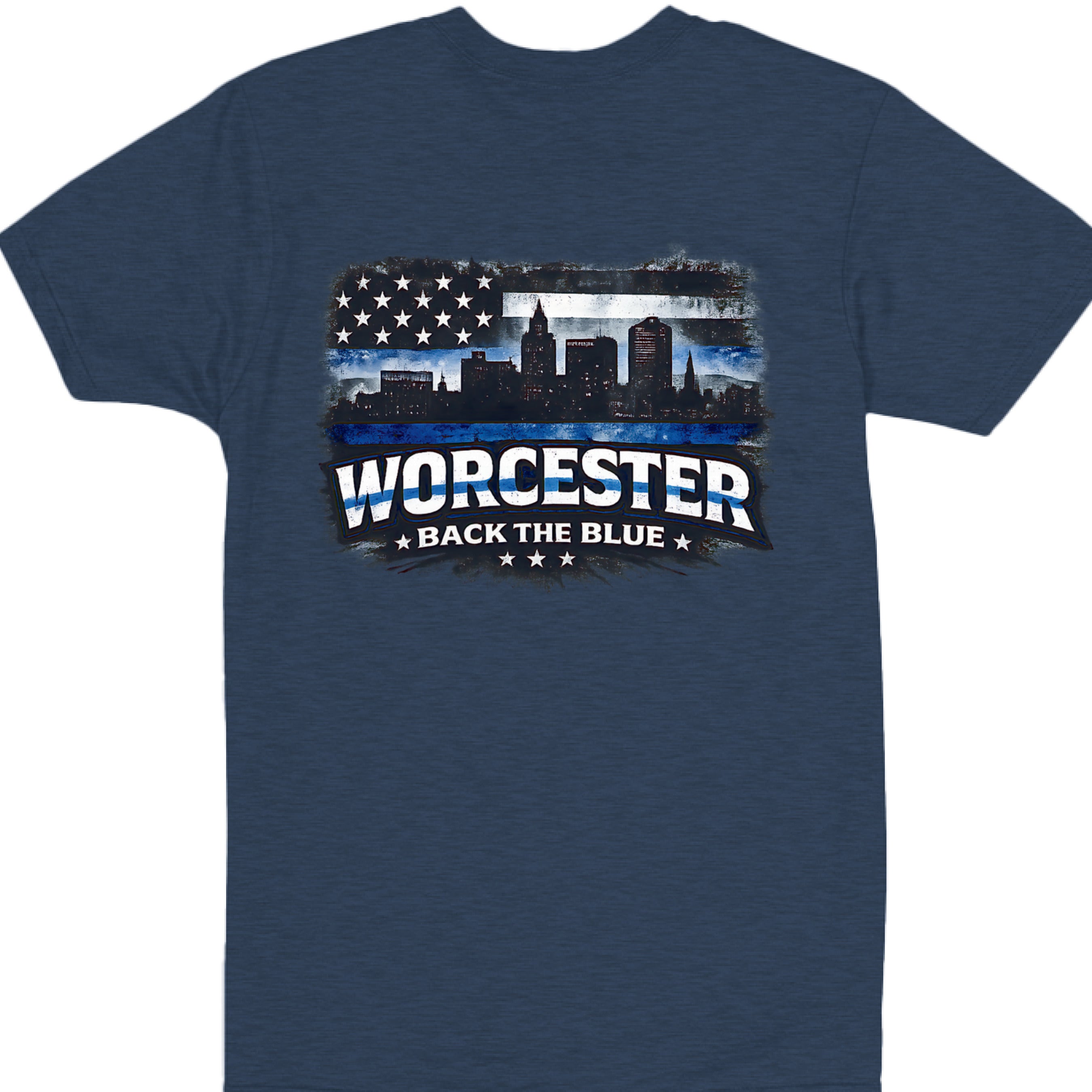 Heather Navy - BACK
