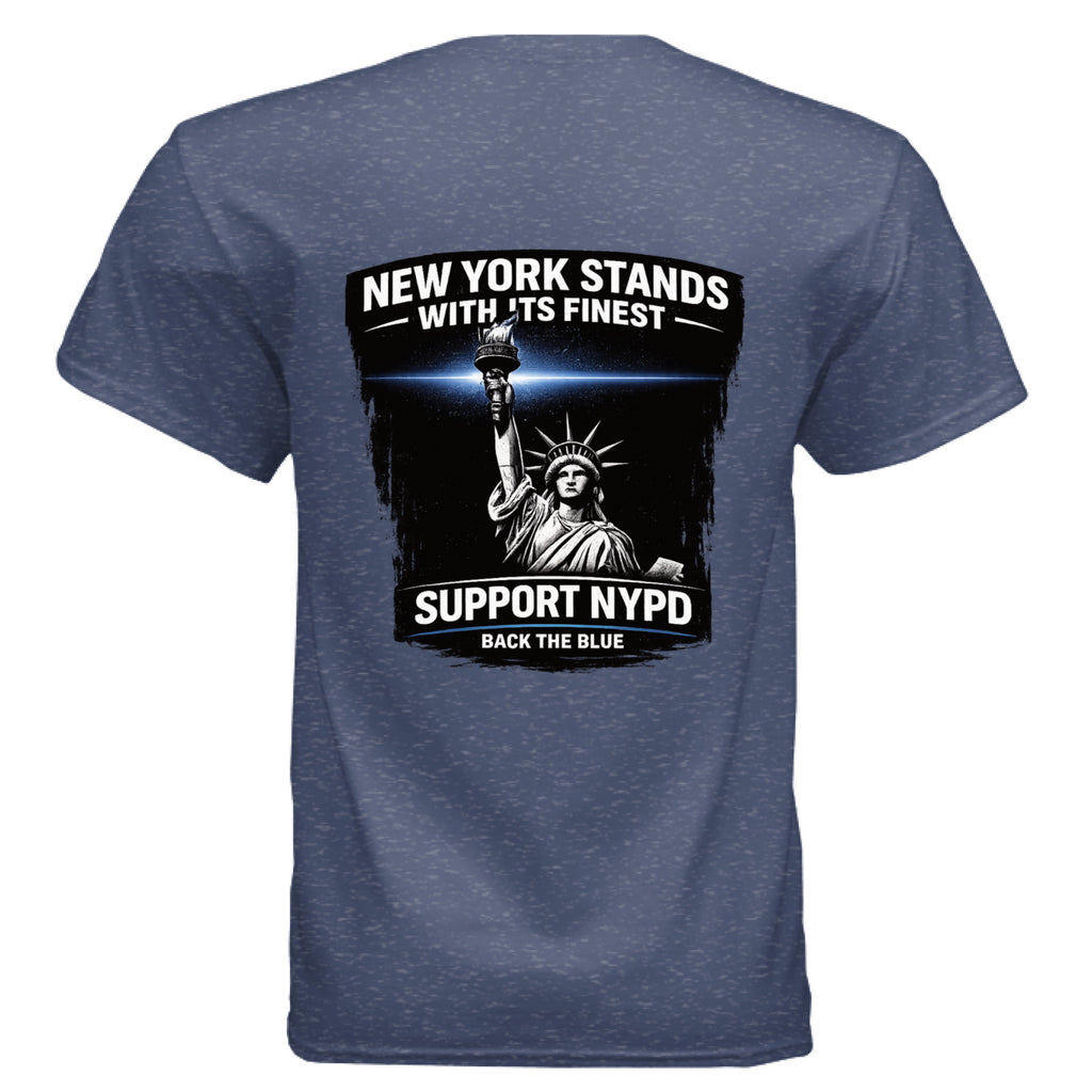 Heather Sport Dark Navy - BACK