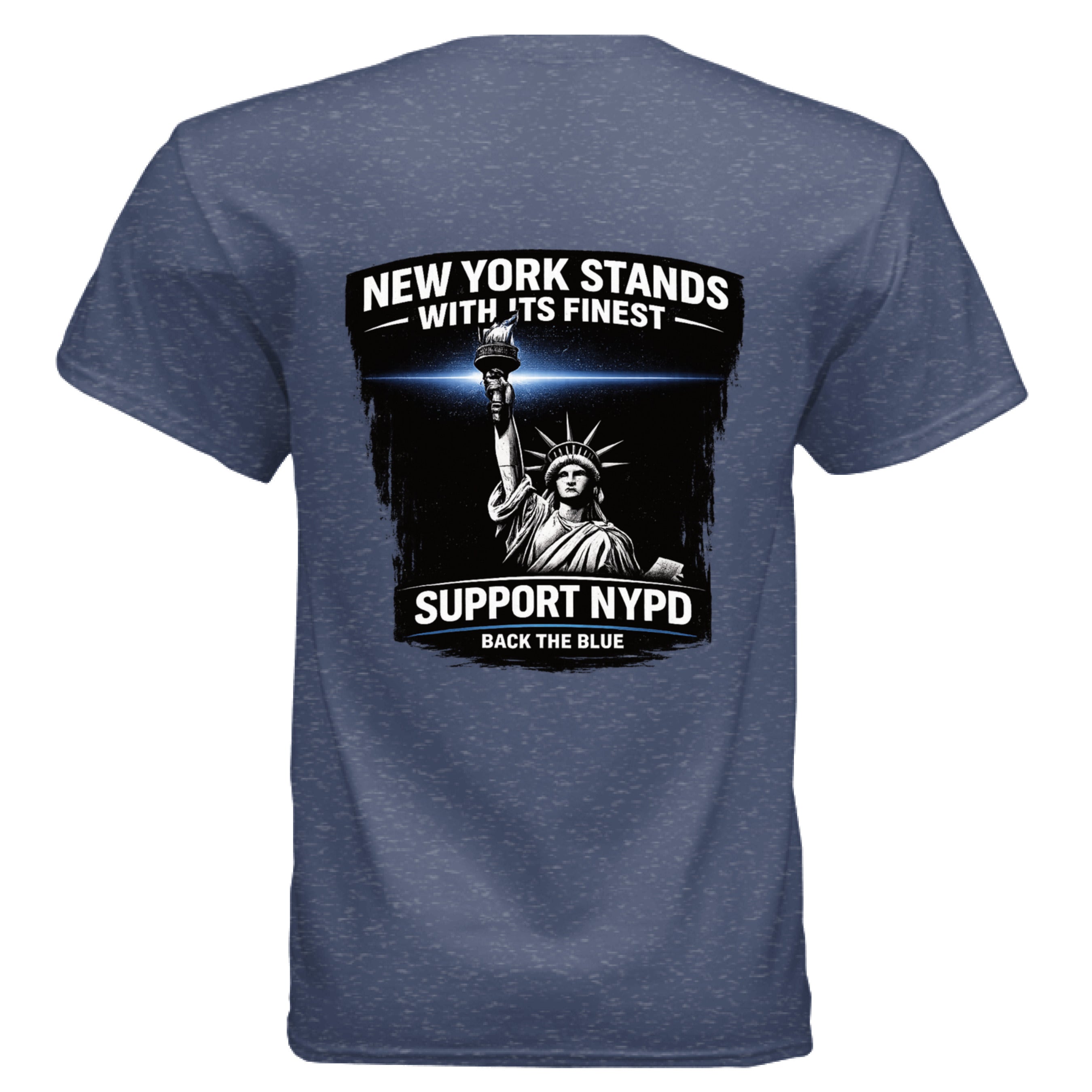Heather Sport Dark Navy - BACK