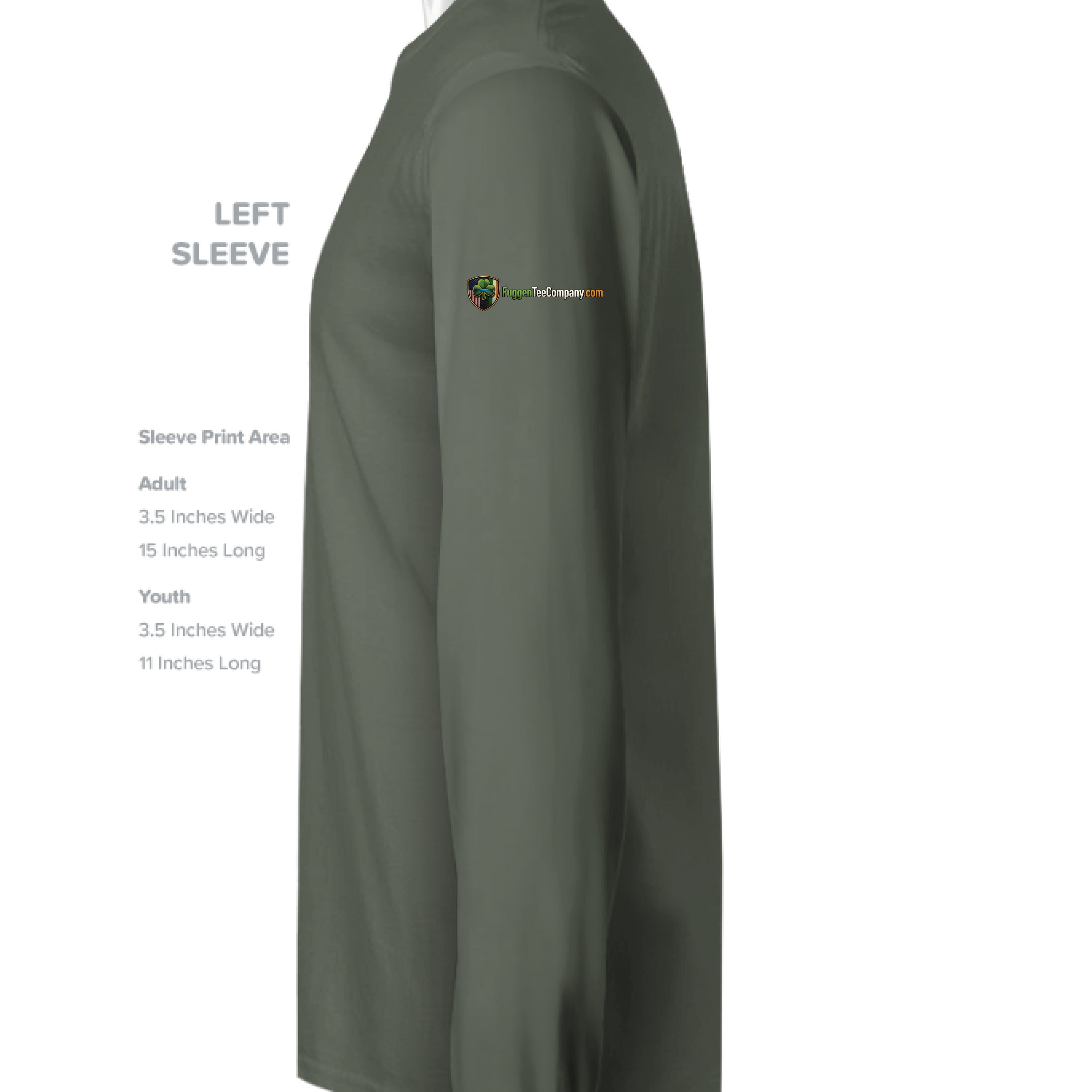 MILITARY GREEN - SLEEVE_LEFT