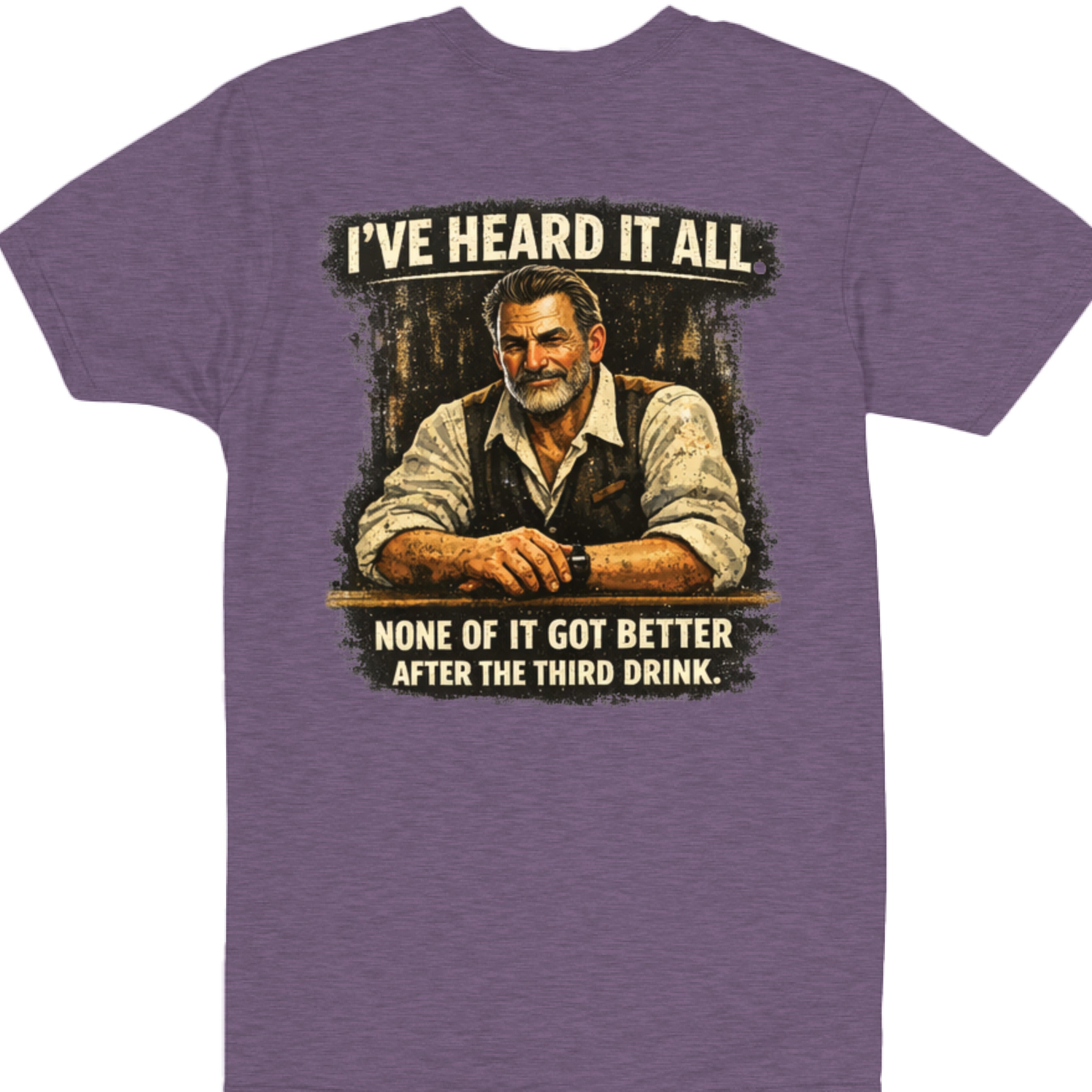 Purple Rain Heather - BACK